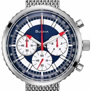 Bulova Herrklocka 96K101 Blå/Stål Ø46 mm