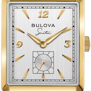 Bulova Herrklocka 97A158 Silverfärgad/Läder