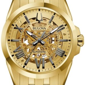 Bulova Herrklocka 97A162 Sutton Guldtonad/Guldtonat stål Ø43 mm