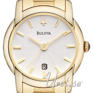 Bulova Herrklocka 97B107 Dress Silverfärgad/Gulguldtonat stål Ø39