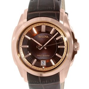 Bulova Herrklocka 97B110 Precisionist Brun/Läder Ø42 mm