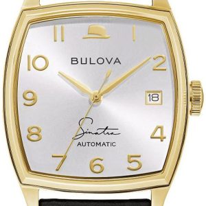 Bulova Herrklocka 97B197 Sinatra Silverfärgad/Läder