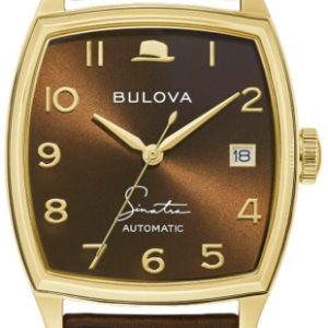 Bulova Herrklocka 97B198 Sinatra Brun/Läder