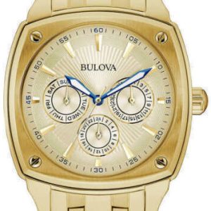 Bulova Herrklocka 97C105 Multi-Function Gulguldstonad/Gulguldtonat