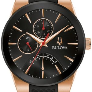 Bulova Herrklocka 97C111 Svart/Gummi Ø41 mm