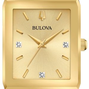 Bulova Herrklocka 97D120 Gulguldstonad/Gulguldtonat stål