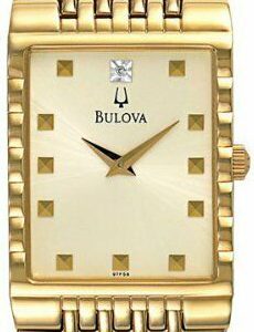 Bulova Herrklocka 97F58 Diamond Beige/Gulguldtonat stål