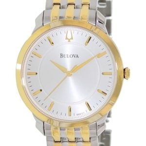 Bulova Herrklocka 98A121 Dress Silverfärgad/Gulguldtonat stål Ø41