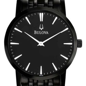 Bulova Herrklocka 98A122 Dress Svart/Stål Ø38 mm