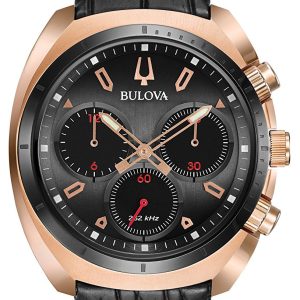 Bulova Herrklocka 98A156 Grå/Läder