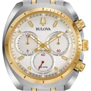 Bulova Herrklocka 98A157 Bracelet Silverfärgad/Gulguldtonat stål