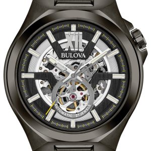 Bulova Herrklocka 98A179 Svart/Stål Ø46 mm