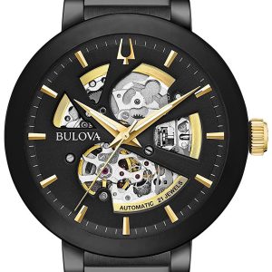 Bulova Herrklocka 98A203 Dress Svart/Stål Ø42 mm