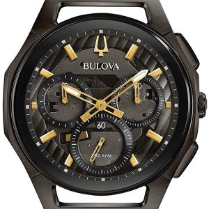 Bulova Herrklocka 98A206 Curv Grå/Stål Ø44 mm