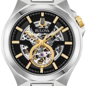 Bulova Herrklocka 98A224 Svart/Stål Ø46 mm