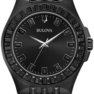 Bulova Herrklocka 98A240 Svart/Stål Ø42 mm