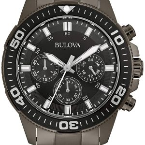 Bulova Herrklocka 98A249 Classic Grå/Stål Ø42 mm