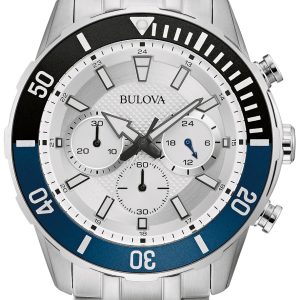 Bulova Herrklocka 98A257 Classic Silverfärgad/Stål Ø42 mm