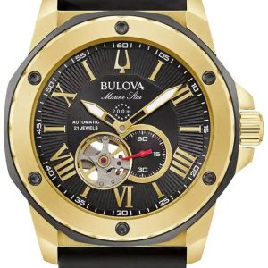 Bulova Herrklocka 98A272 Marine Star Grå/Gummi Ø45 mm