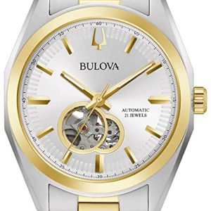 Bulova Herrklocka 98A284 Surveyor Silverfärgad/Gulguldtonat stål