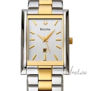 Bulova Herrklocka 98B001 Bracelet Herr Silverfärgad/Stål 33x29 mm