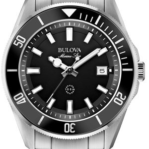 Bulova Herrklocka 98B203 Svart/Stål Ø43 mm