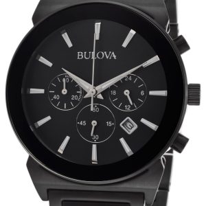 Bulova Herrklocka 98B215 Svart/Stål Ø40 mm