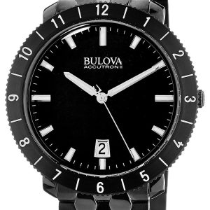 Bulova Herrklocka 98B218 Svart/Stål Ø42 mm