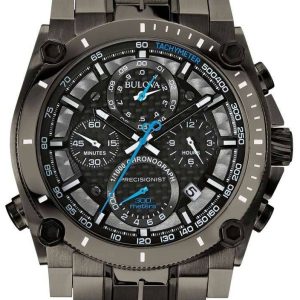 Bulova Herrklocka 98B229 Precisionist Svart/Stål Ø46.5 mm