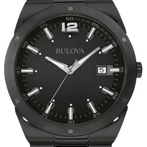 Bulova Herrklocka 98B234 Svart/Stål Ø43 mm