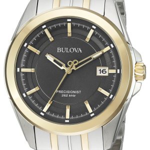 Bulova Herrklocka 98B273 Dress Grå/Gulguldtonat stål Ø42 mm