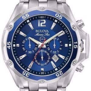 Bulova Herrklocka 98B282 Marine Star Blå/Stål Ø43 mm