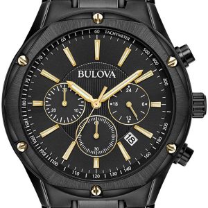 Bulova Herrklocka 98B287 Svart/Stål Ø43 mm