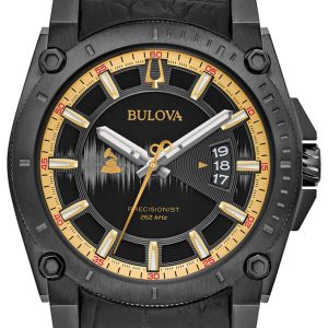 Bulova Herrklocka 98B293 Svart/Läder Ø47 mm