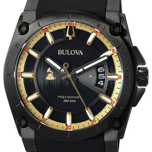 Bulova Herrklocka 98B294 Svart/Gummi Ø46.5 mm