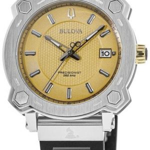 Bulova Herrklocka 98B339 Precisionist Gulguldstonad/Stål Ø41 mm