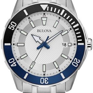 Bulova Herrklocka 98B349 Silverfärgad/Stål Ø44 mm