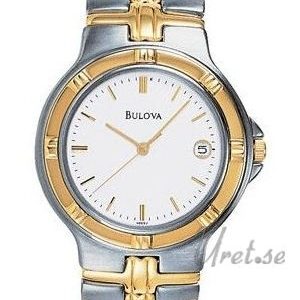 Bulova Herrklocka 98B52 Bracelet Herr Vit/Stål Ø34 mm