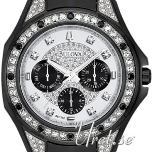 Bulova Herrklocka 98C102 Crystal Silverfärgad/Stål Ø44 mm