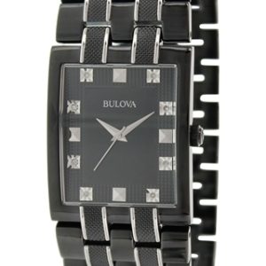 Bulova Herrklocka 98D111 Diamond Svart/Stål