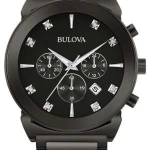 Bulova Herrklocka 98D123 Svart/Stål Ø42 mm