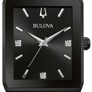 Bulova Herrklocka 98D164 Diamond Svart/Stål