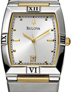 Bulova Herrklocka 98GB003 Silverfärgad/Gulguldtonat stål