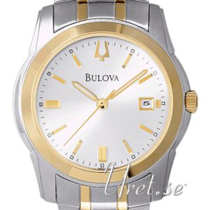 Bulova Herrklocka 98H18 Dress Silverfärgad/Gulguldtonat stål Ø40 mm