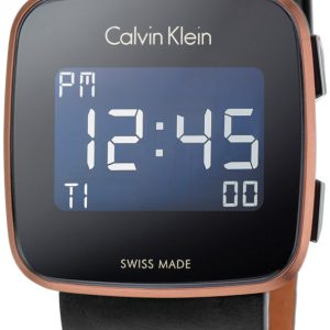 Calvin Klein Herrklocka K5C11YC1 Future LCD/Läder