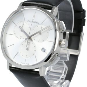 Calvin Klein Herrklocka K8Q371C6 Silverfärgad/Läder Ø42 mm