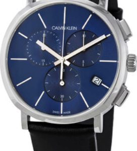 Calvin Klein Herrklocka K8Q371CN Blå/Läder Ø42 mm