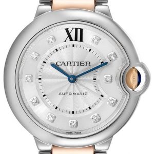 Cartier Ballon Bleu De Cartier Damklocka W3BB0018 Silverfärgad/18