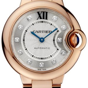 Cartier Ballon Bleu De Cartier Damklocka WE902062 Silverfärgad/18