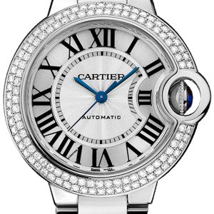 Cartier Ballon Bleu De Cartier Damklocka WE902065 Silverfärgad/18